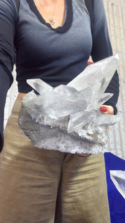 Self healed druzy statement Quartz from Brazil