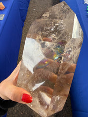Super chunky Smoky all natural polished Quartz Brazil