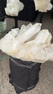 Massive clear Quartz Cluster statement Brazil
