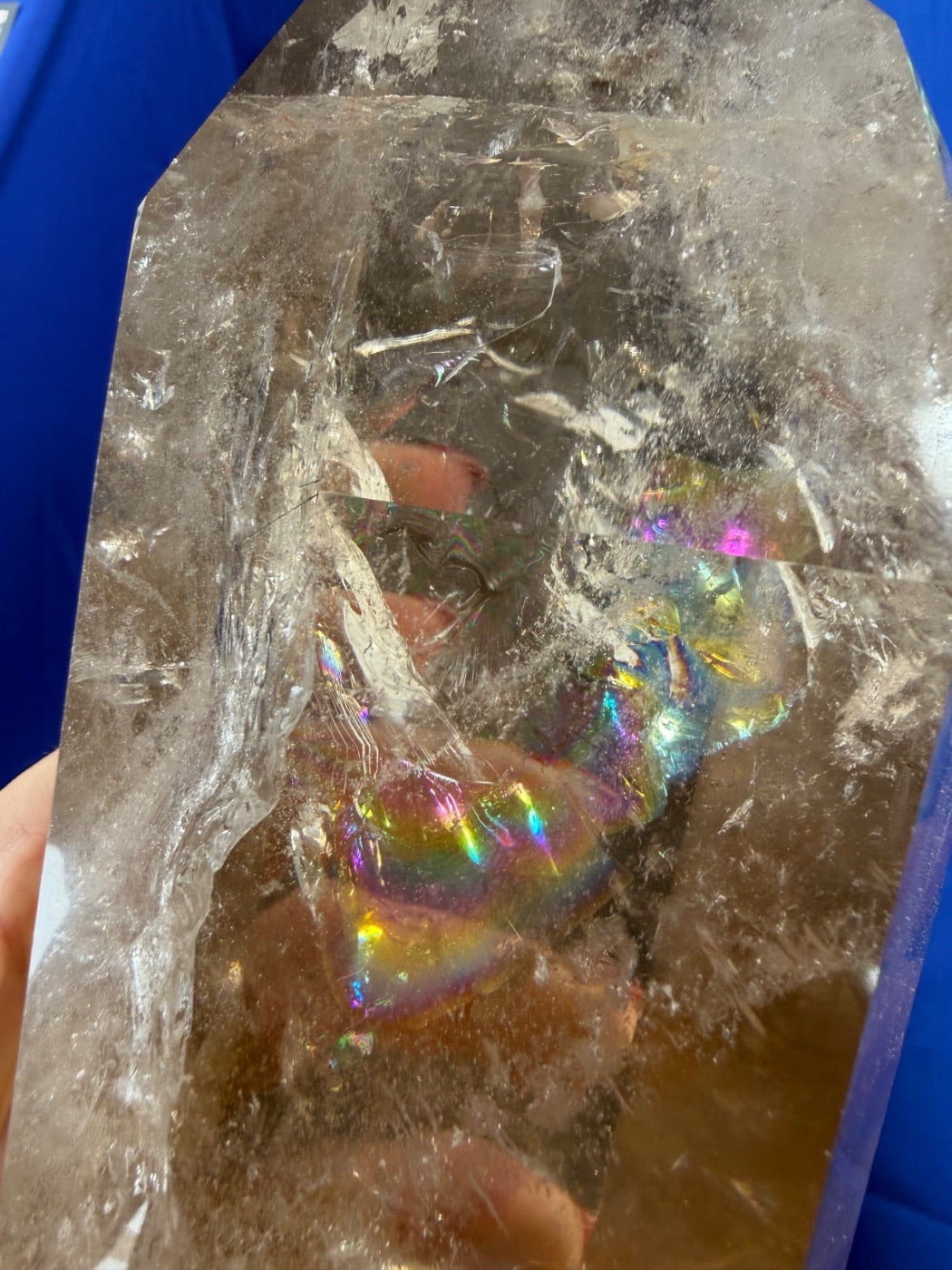 Super chunky Smoky all natural polished Quartz Brazil