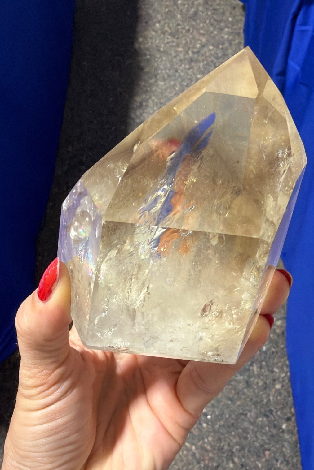 Phantom Citrine tower all natural Brazil