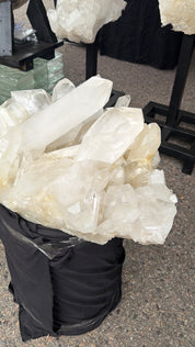 Massive clear Quartz Cluster statement Brazil