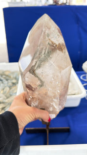 Pink lithium Quartz from Brazil rare find