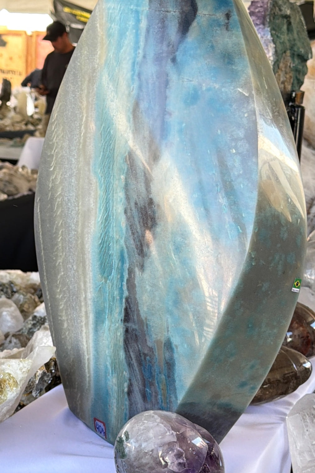 90 lb statement trolleite flame approx 3ft tall