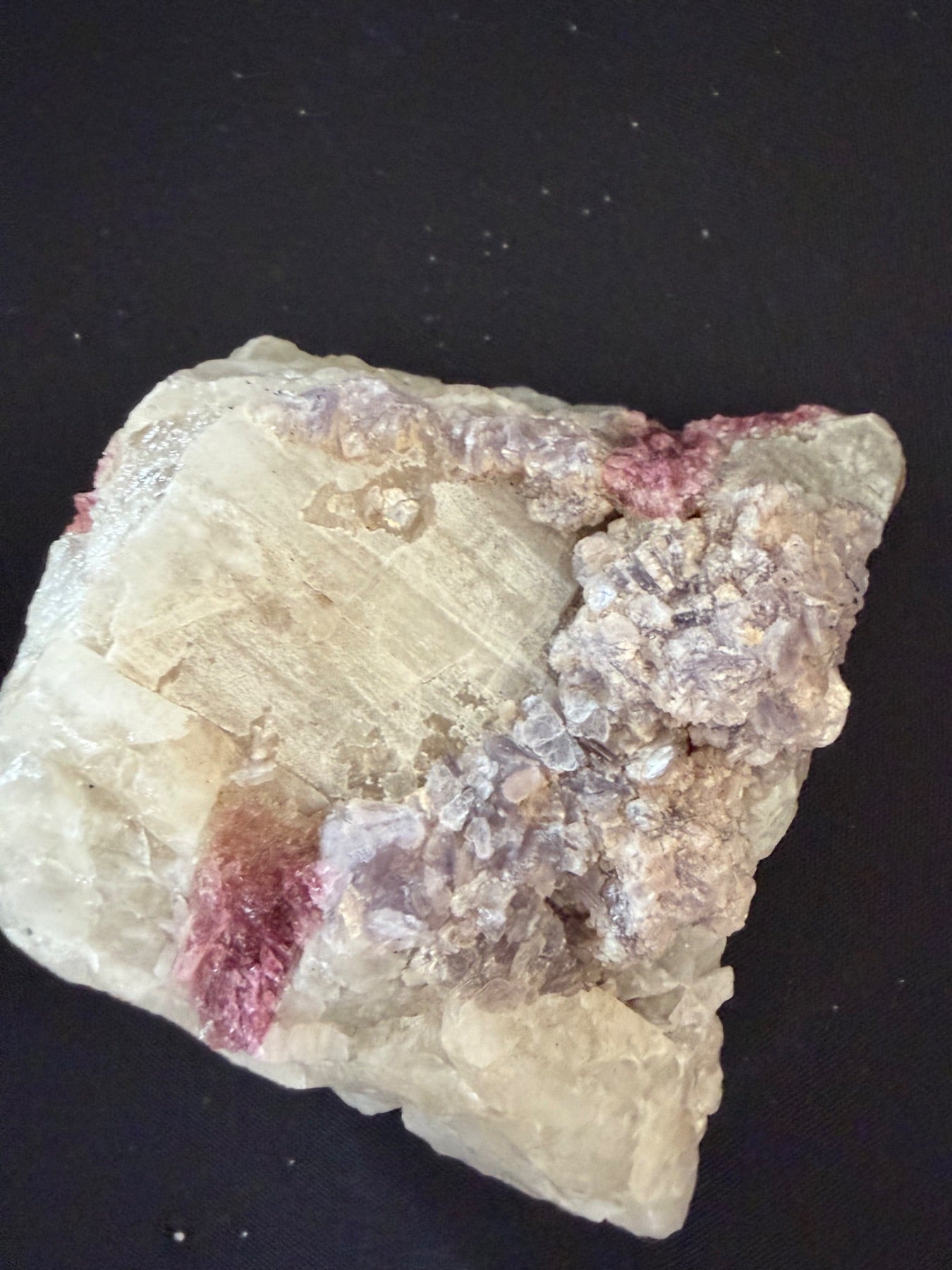 Rough Tourmaline with mica and Lepidolite