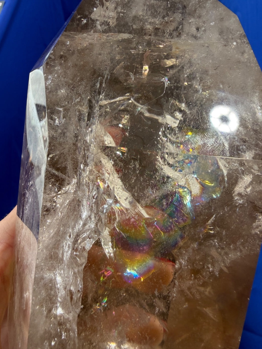 Super chunky Smoky all natural polished Quartz Brazil