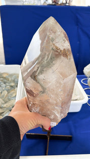 Pink lithium Quartz from Brazil rare find