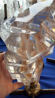 Super quality golden healer Quartz abstract form Brazil