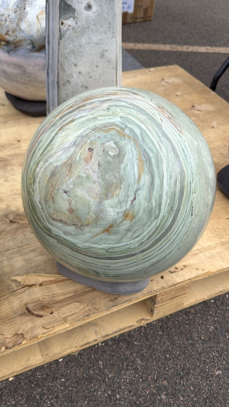 Massive Ocean Jasper sphere