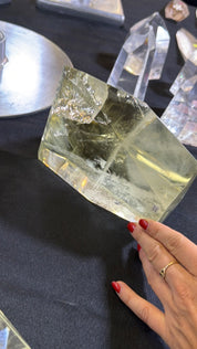 Natural Citrine polished geometric Freeform