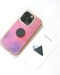 Shungite Flower of Life Plate for Cell phone