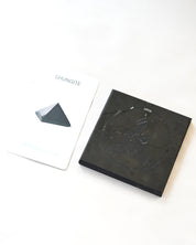 Shungite Buddha Engraved Tile