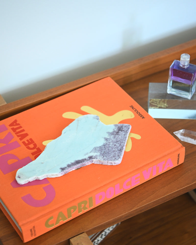 Cleavelandite + Lepidolite Slab