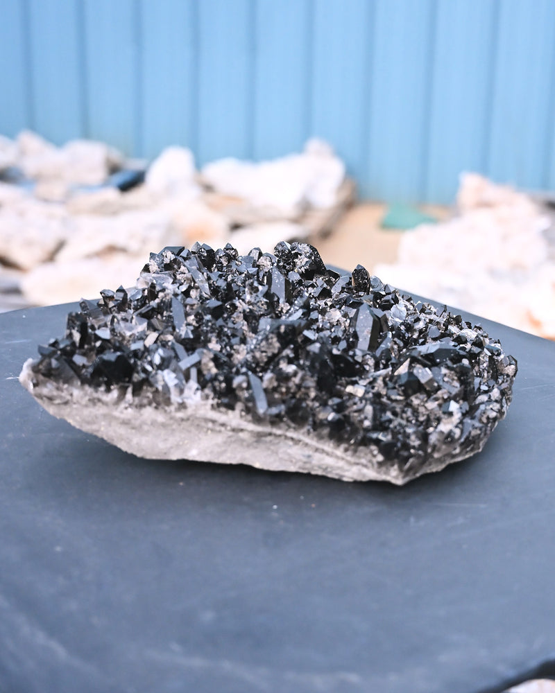 Arkansas Smoky Quartz Statement Cluster 15.9 lbs