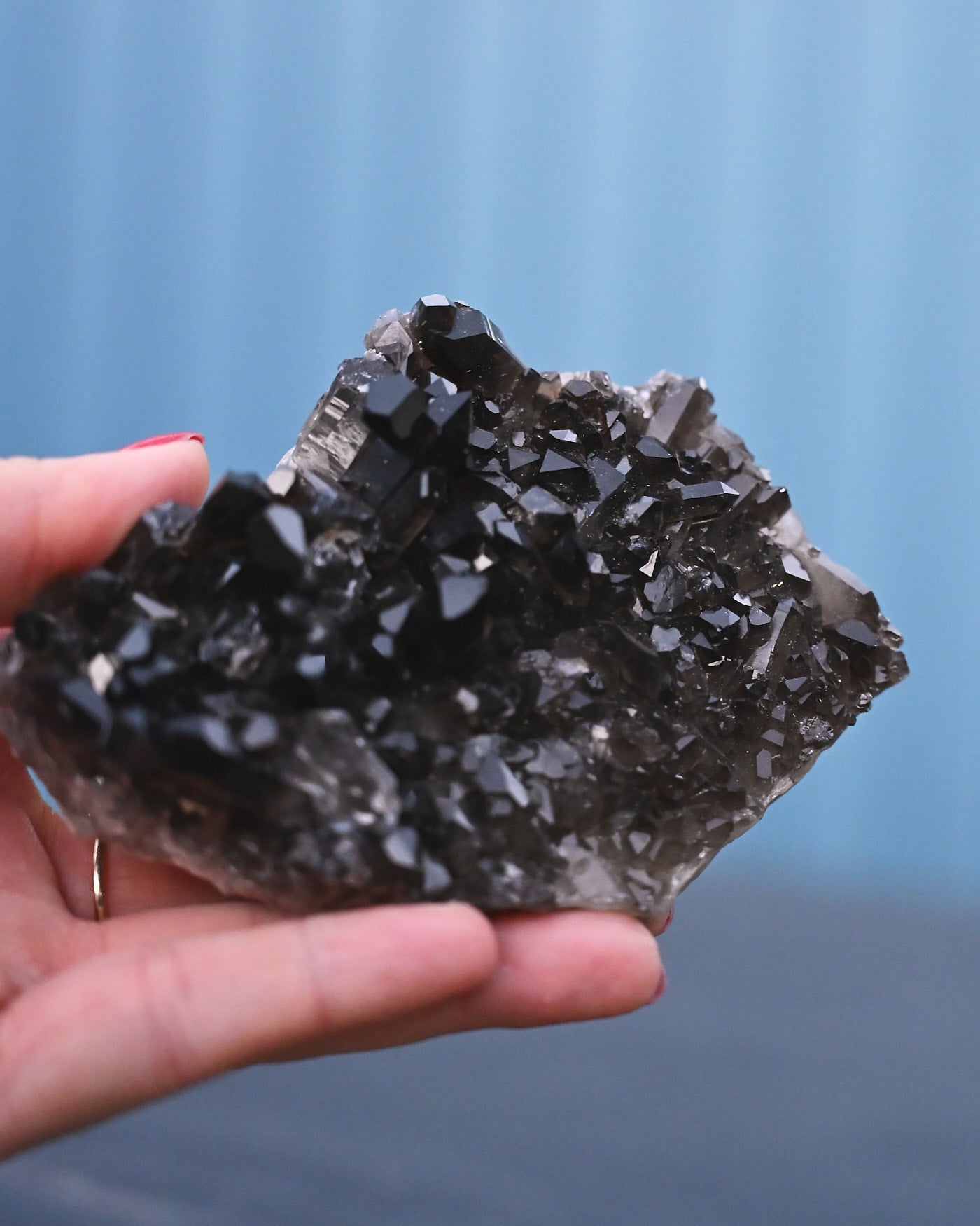 Arkansas Smoky Quartz Cluster 0.42 lb