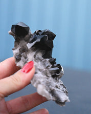 Arkansas Smoky Quartz Cluster detail view