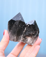 Arkansas Smoky Quartz Point 0.605 lb from Fisher Mountain
