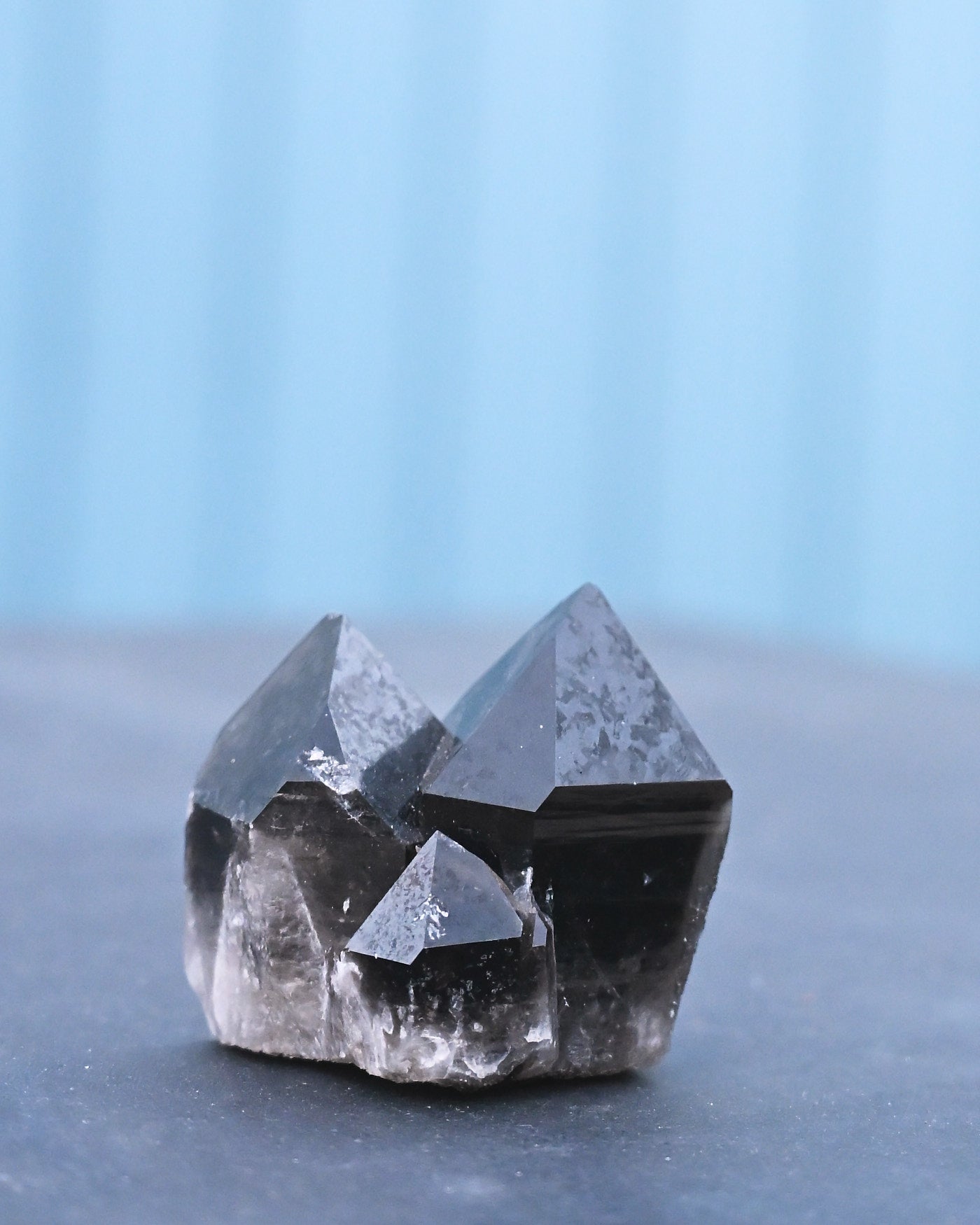 Arkansas Smoky Quartz Point side view