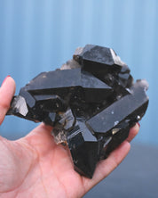 Arkansas Smoky Quartz Cluster from Fisher Mountain