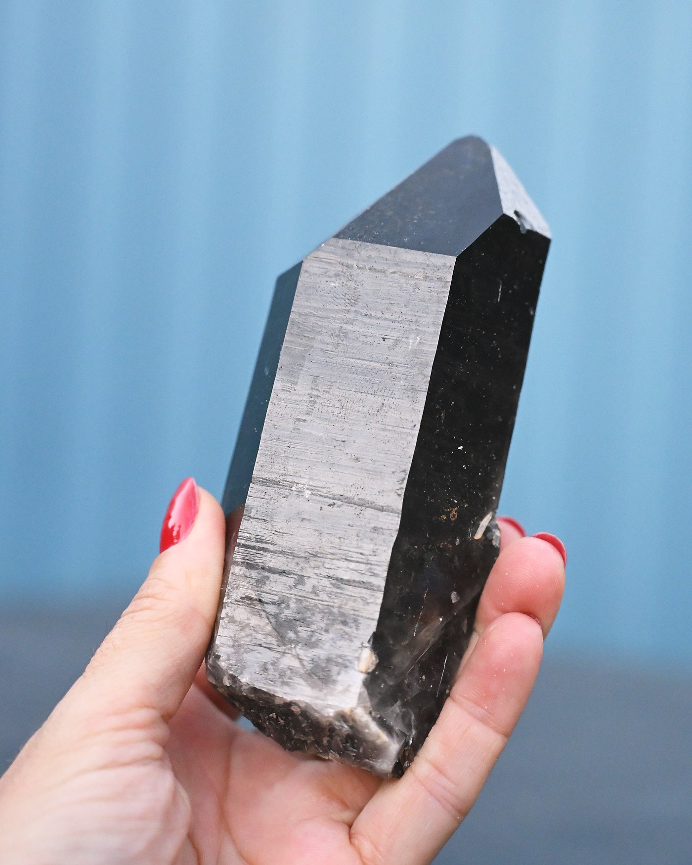 Arkansas Smoky Quartz Point from Fisher Mountain
