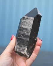 Arkansas Smoky Quartz Point detail