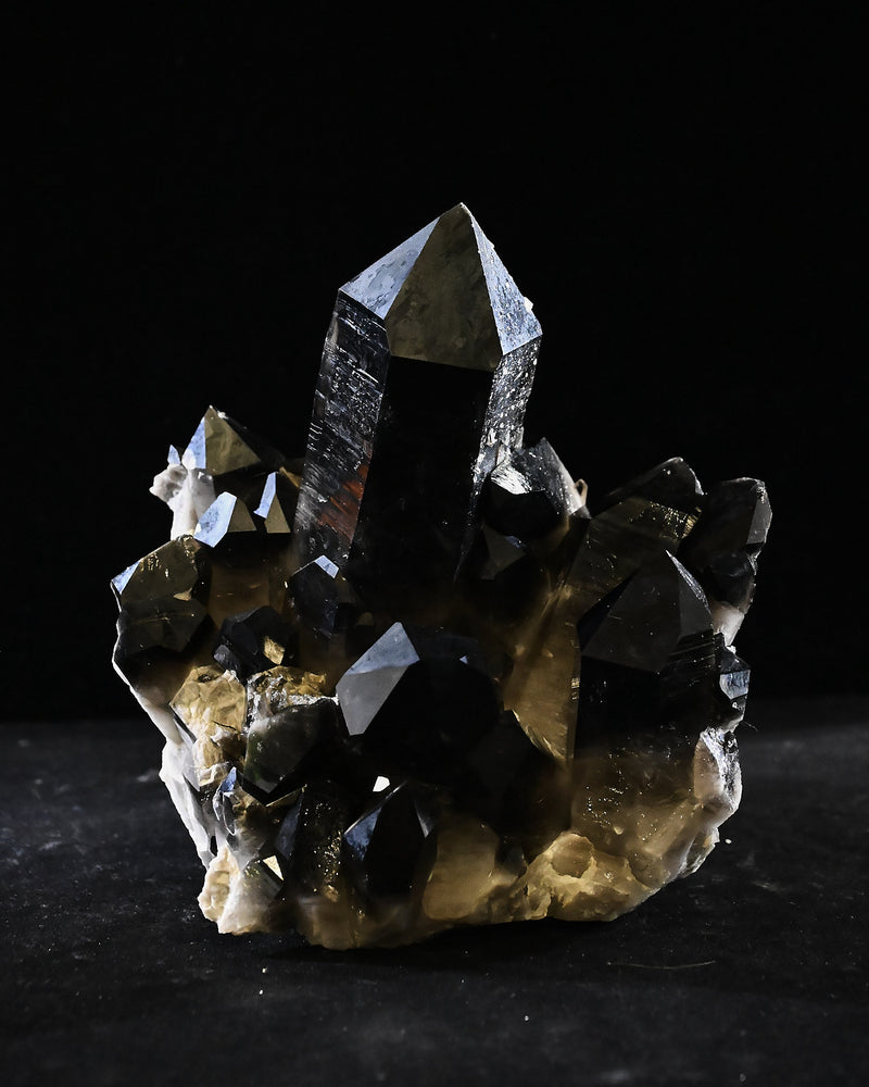 Arkansas Smoky Quartz Cluster 8.6 lbs — 8x6x6 inches