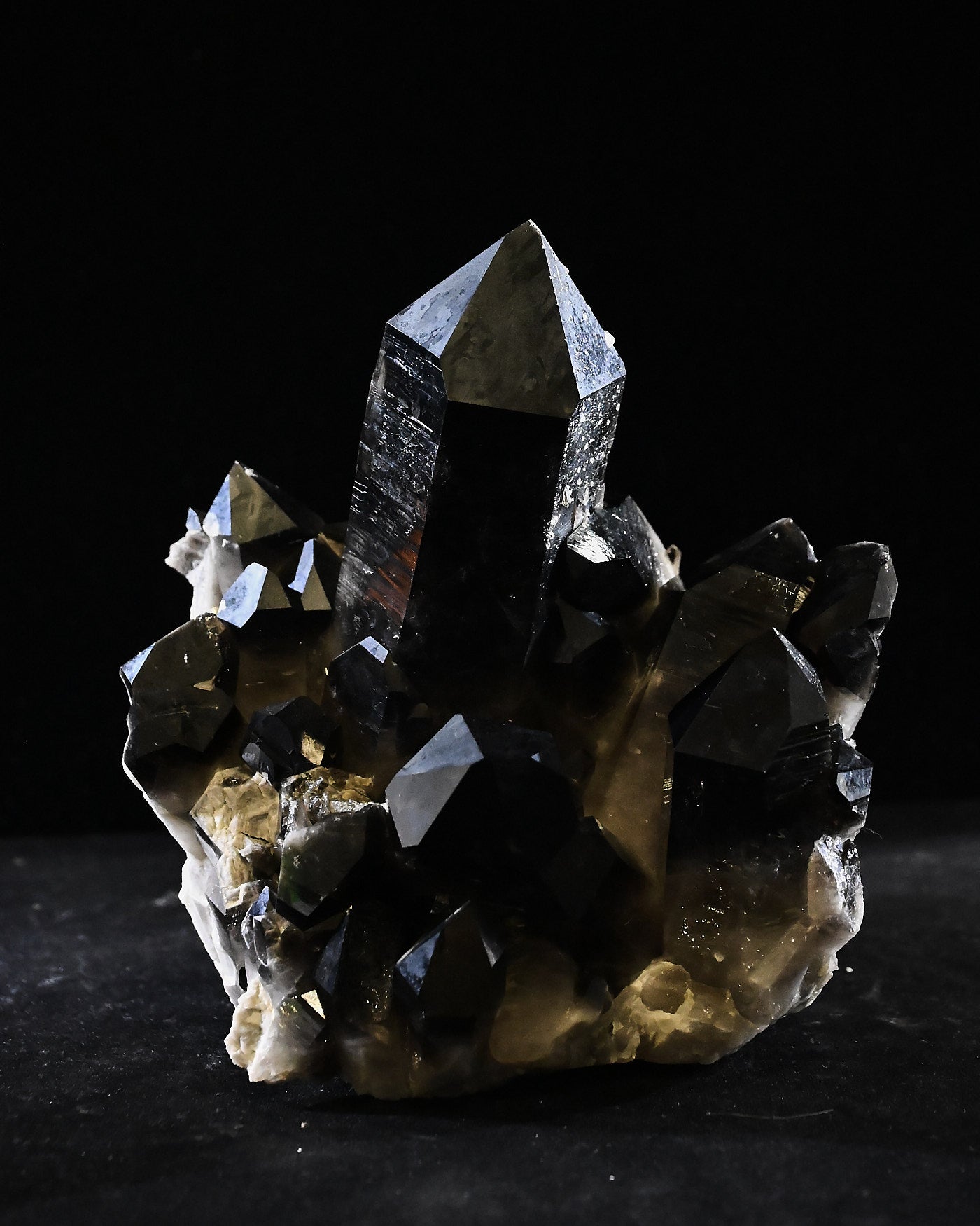 Arkansas Smoky Quartz Cluster 8.6 lbs — 8x6x6 inches