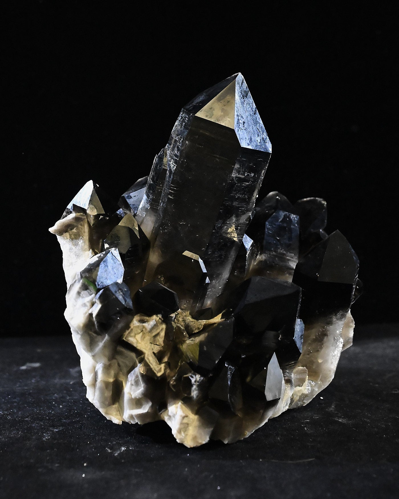Arkansas Smoky Quartz Cluster 8.6 lbs — 8x6x6 inches