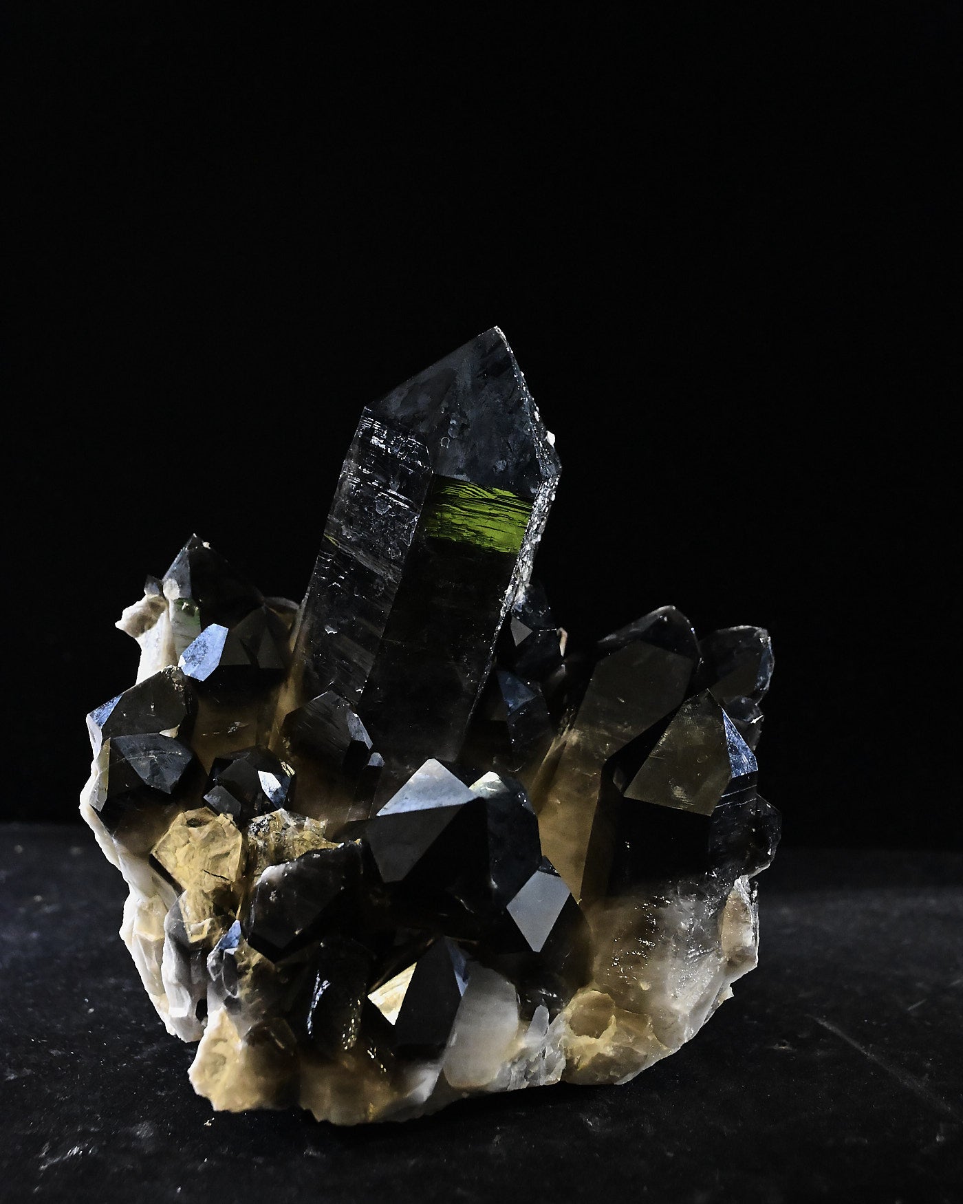 Arkansas Smoky Quartz Cluster 8.6 lbs — 8x6x6 in