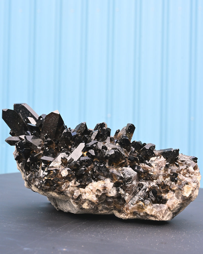 Arkansas Smoky Quartz Statement Cluster 10.2 lbs