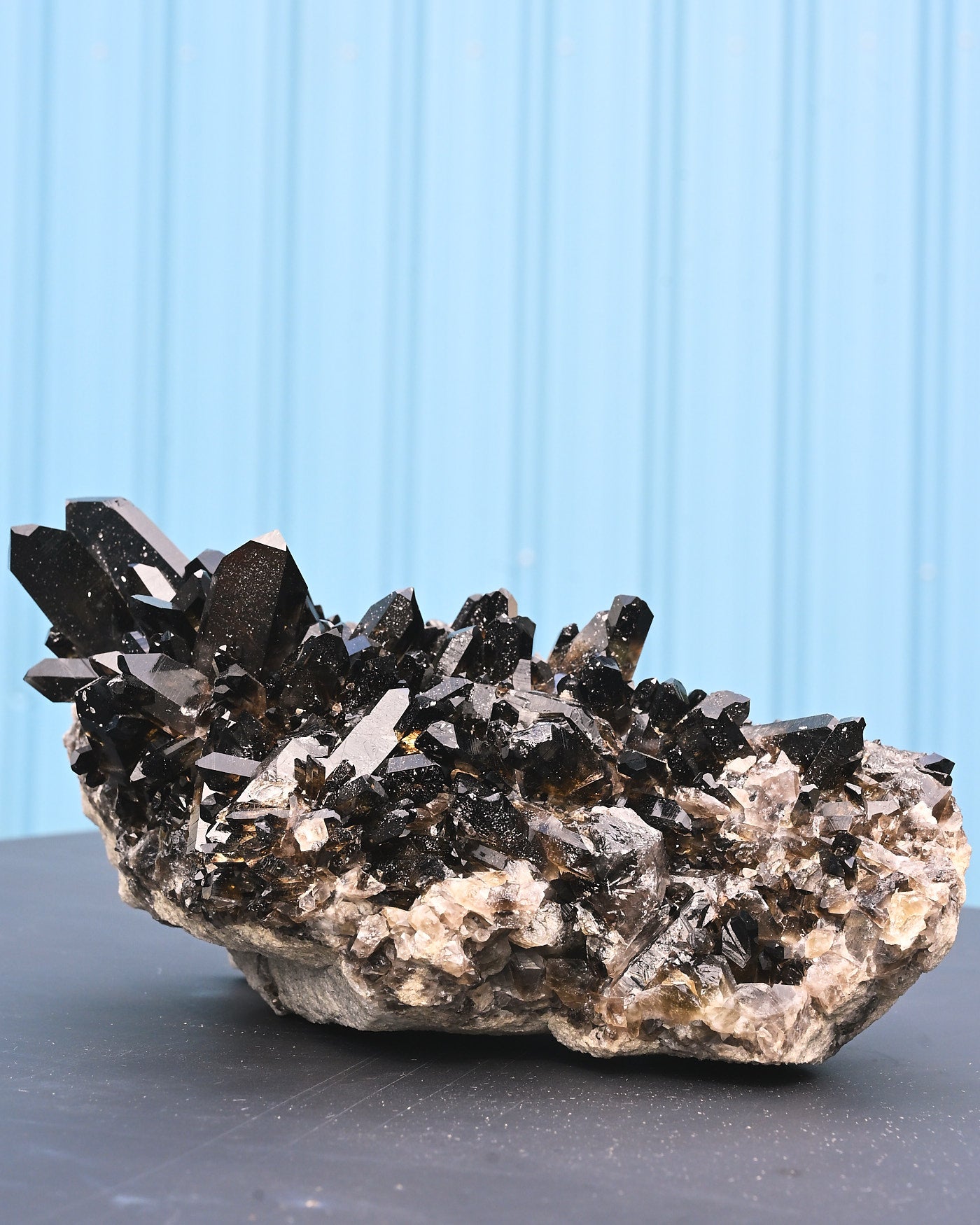 Arkansas Smoky Quartz Cluster 10.2 lb