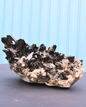 Arkansas Smoky Quartz Statement Cluster 10.2 lb - detail