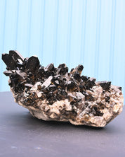 Arkansas Smoky Quartz Statement Cluster 10.2 lb - side view