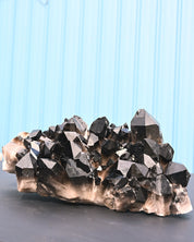 Arkansas Smoky Quartz Cluster 4.4 lb - detail