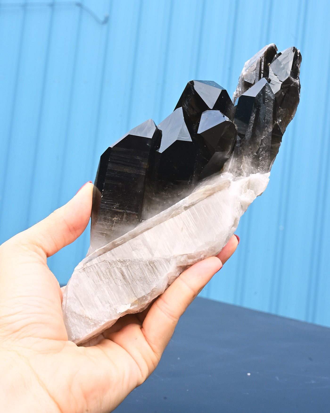 Arkansas Smoky Quartz Cluster 2.25 lb