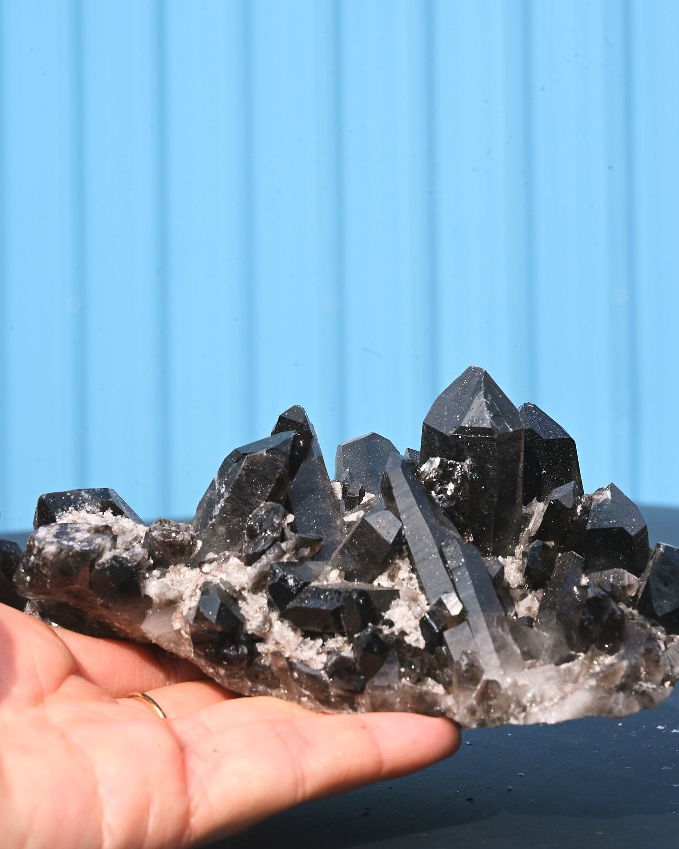 Smoky Quartz 0.875 lb 4x3x2