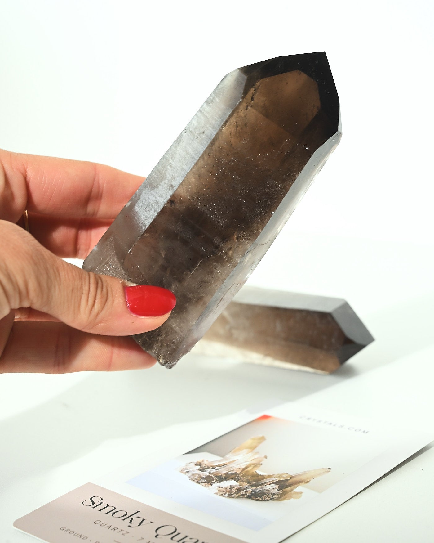 Smoky Quartz Point SM detail