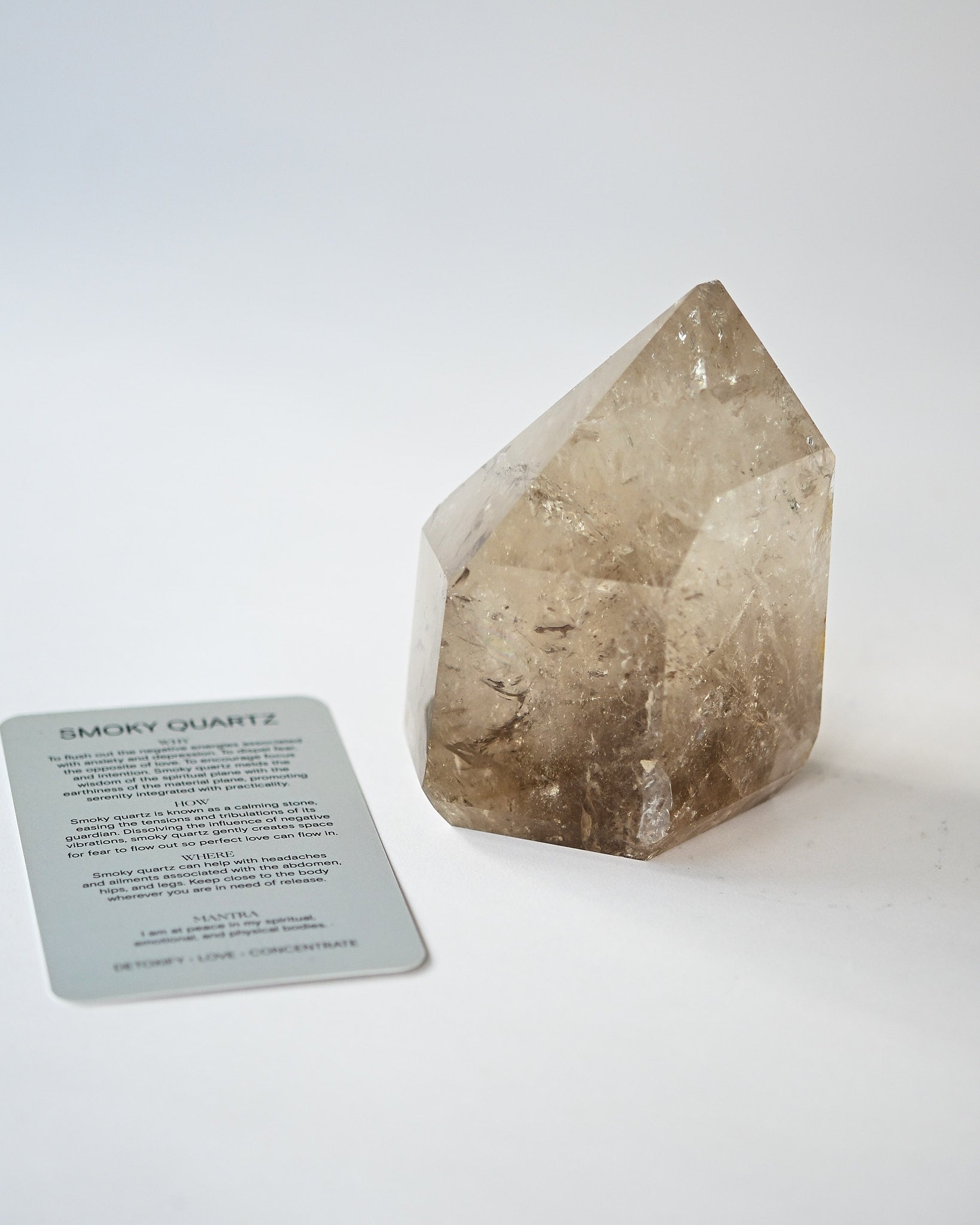 Smoky Quartz Tower 2.7lbs