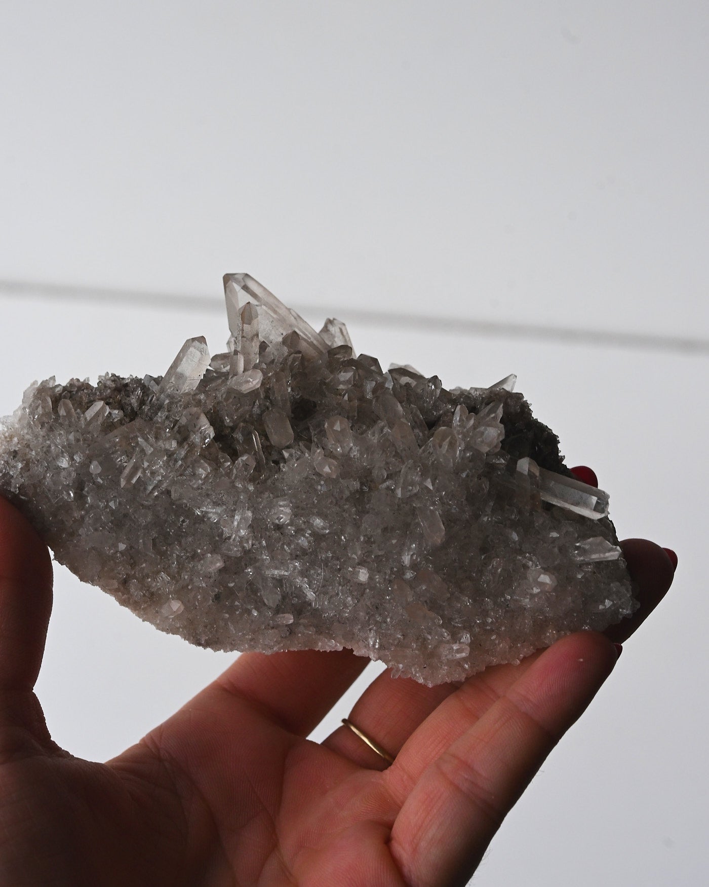 Smoky Quartz Cluster 189g