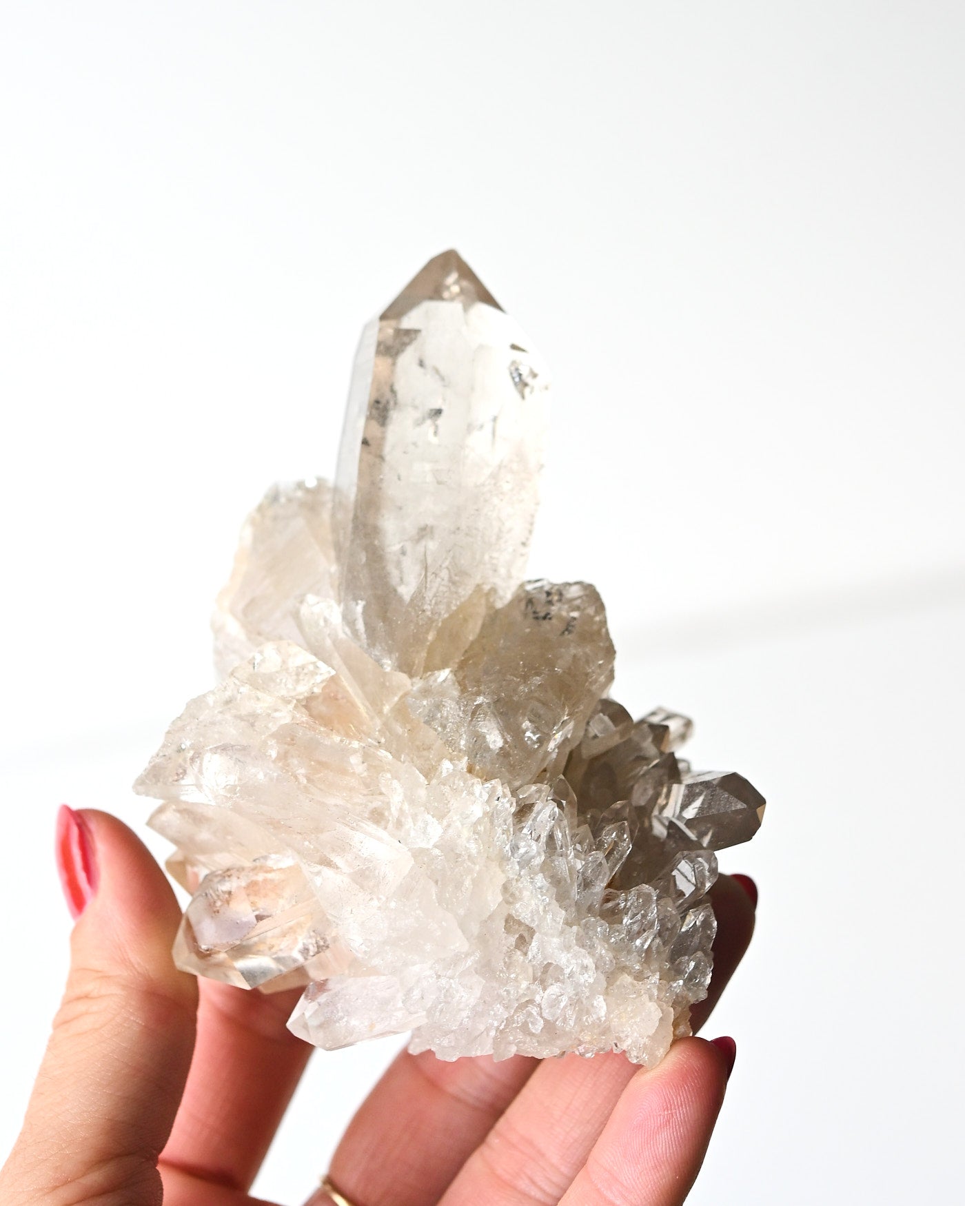 Smoky Quartz Cluster 248g