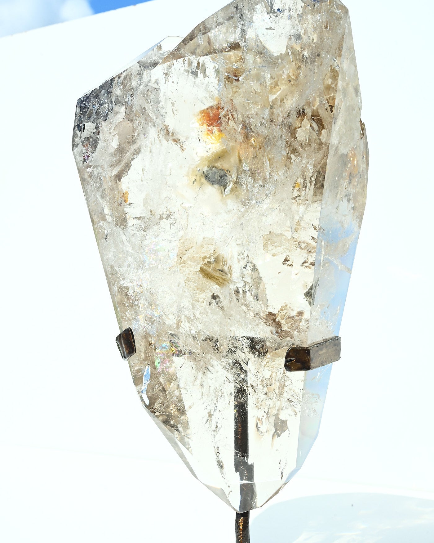 Smoky Rutile Hematite Polished Form on Stand 3.78kg
