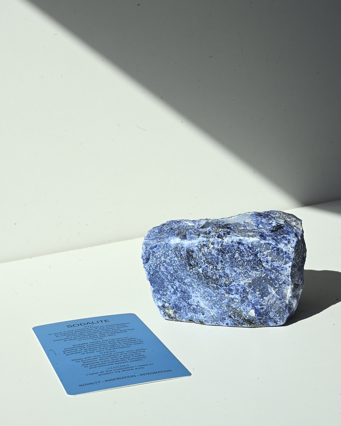 Sodalite Candle Holder