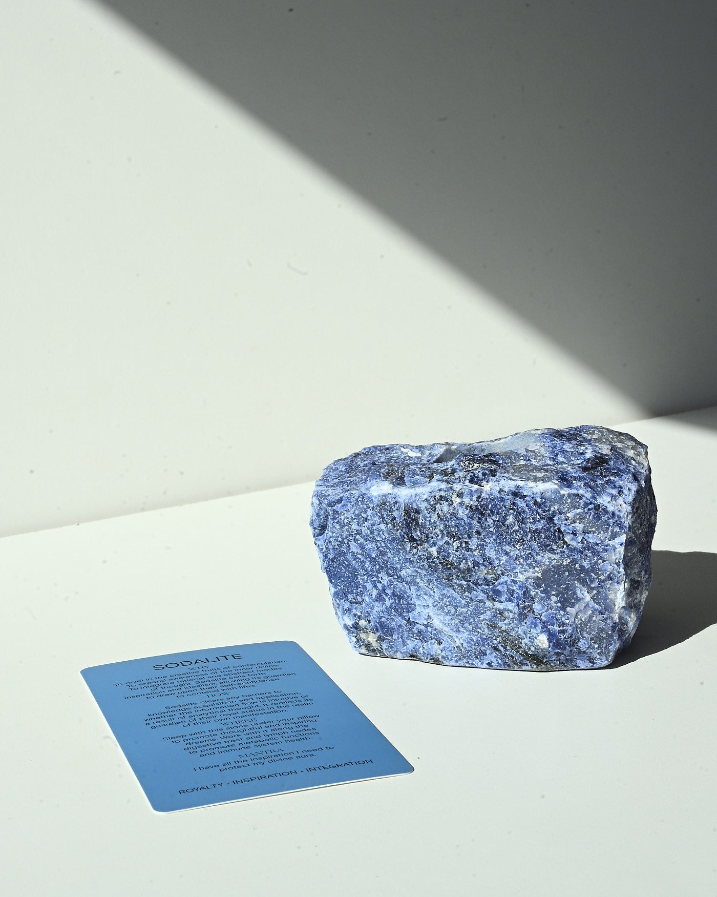 Sodalite Candle Holder