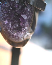 XL Amethyst Crystal Geode on Stand 15lbs