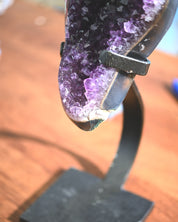 XL Amethyst Crystal Geode on Stand 15lbs