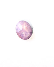 Star sapphire loose gemstone cabochon close-up