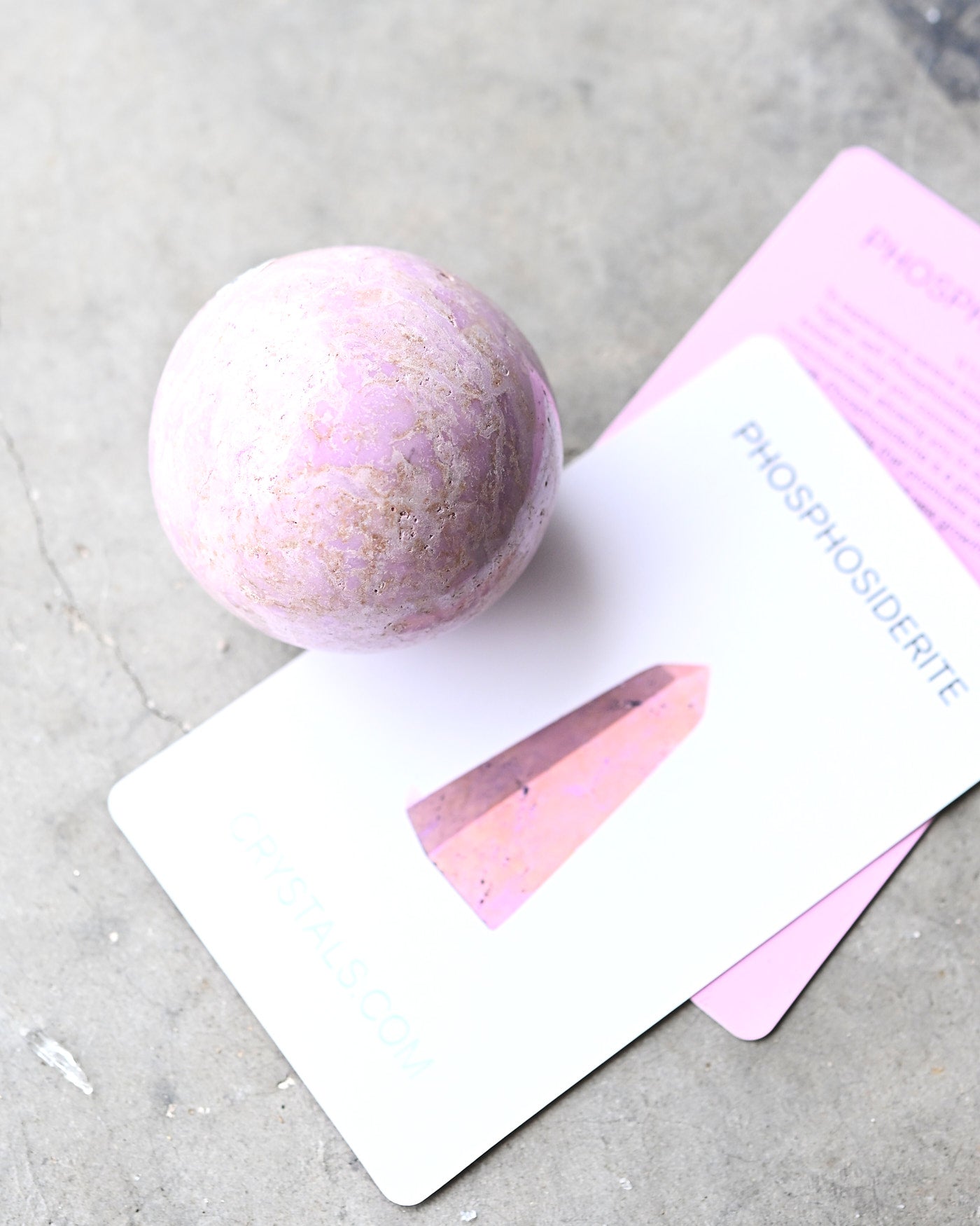 Phosphosiderite Sphere
