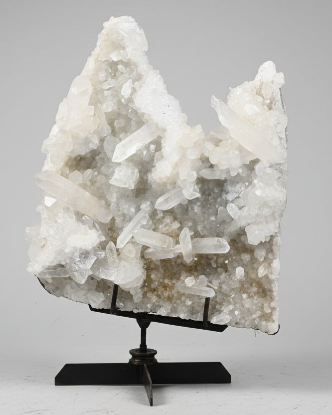 Statement Quartz Cluster on Custom Spinning Base – Brazil (115.5 lb)