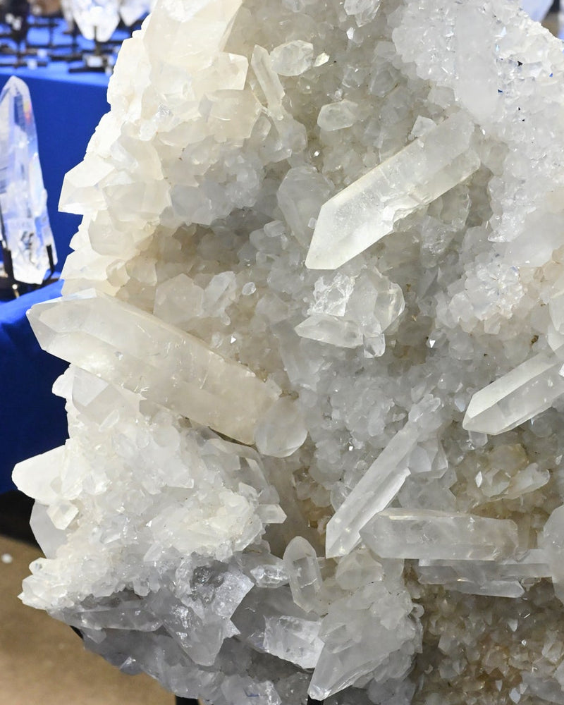 Statement Quartz Cluster on Custom Spinning Base – Brazil (115.5 lb)