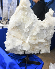Statement Quartz Cluster on Custom Base – 115.5 lb (One of One)